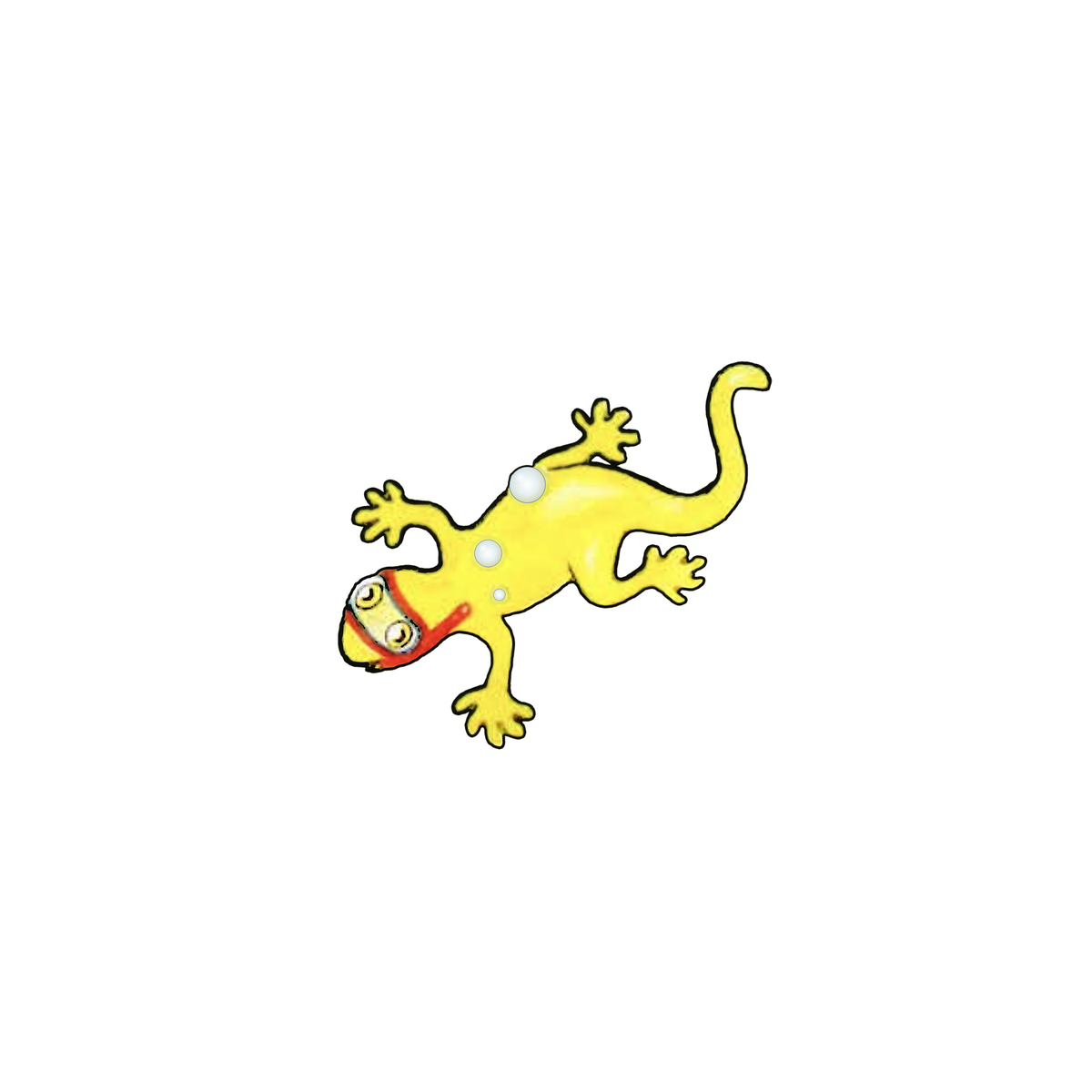 Temporary Tattoo - Snorkeling Gecko