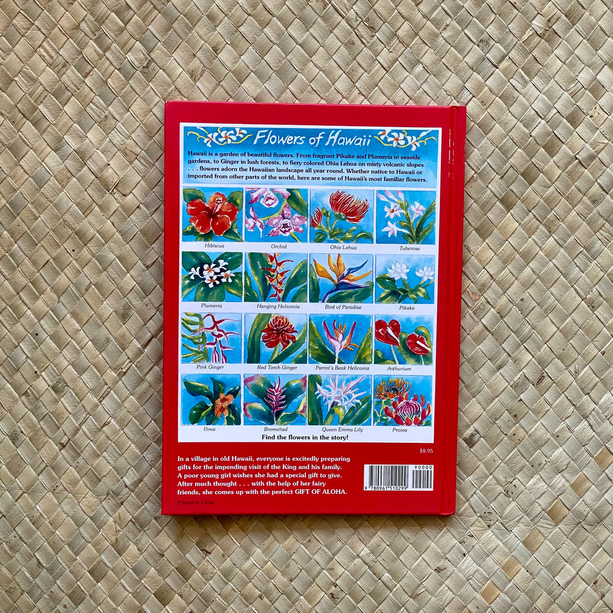 The Gift of Aloha back cover — Hawaii children's picture book